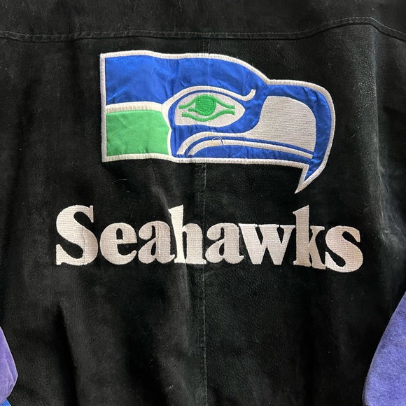 Vintage Gameday Seahawks Suede jacket XL - Picture 3 of 5